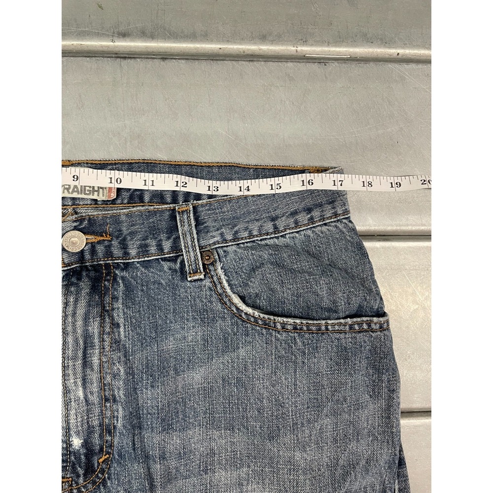 Levis 559 Jeans Mens 34x30 Blue Medium Wash Relaxed Straight Fit 100% Cotton - Picture 8 of 16